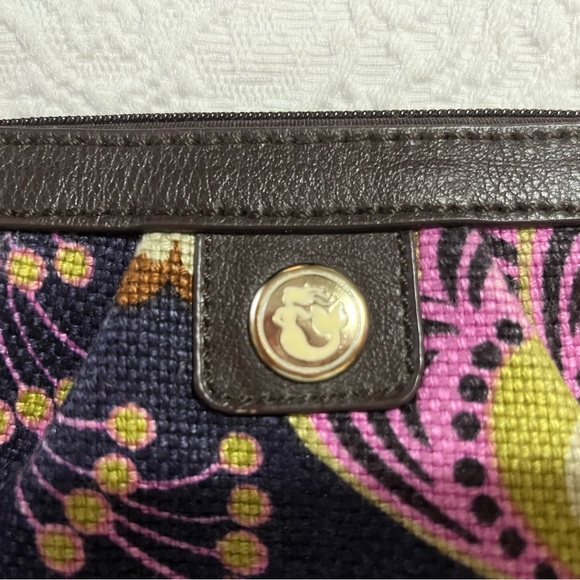 Spartina Port Passage leather and linen pouch - Picture 2 of 7